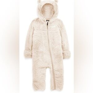 The North Face Baby Bear 1 Piece Fleece Suit- 18-24 mos- Gardenia White- NWT
